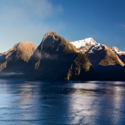 Fjord of Milford Sound in New Zealand