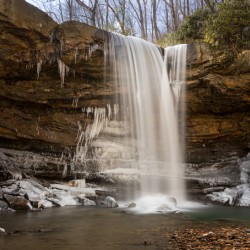 Cucumber Falls in the Ohiopyle State Park