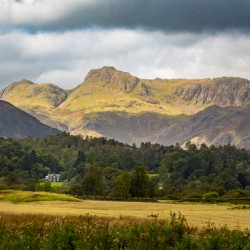 Langdale Pikes in Lake District