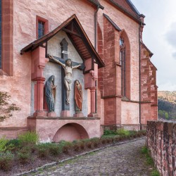 Town of Hirschhorn Hesse Germany