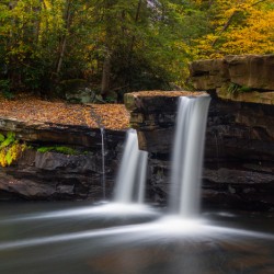 Waterfall on Deckers Creek near Morgantown WV