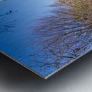 Facade of iconic University Hall on the Oval at OSU in Columbus  Metal print