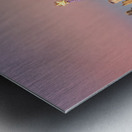 Cityscape of downtown Austin from the west in Zilker park 2025 Metal print