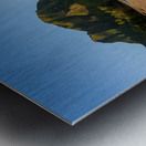 Early morning sunrise over Tunnels Beach on Kauai in Hawaii Metal print