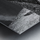 Repeating arches in priest building at Mission San Jose Texas Metal print