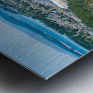 Aerial overview of Anacortes on Fidalgo Island in Washington State Metal print