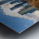 Classic Downtown Austin Texas Skyline with Sail Building from th Metal print