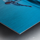 Water droplet collision - captured Metal print