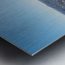 Aerial drone panorama of the downtown and university in Morgantown West Virginia Impression metal