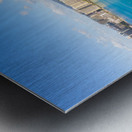 Aerial view of Waikiki looking towards Honolulu Metal print