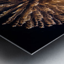 Abstract image of  fireworks over Pittsburgh Metal print