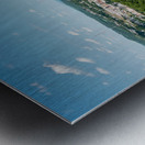 Aerial drone image of the downtown and university in Morgantown Metal print