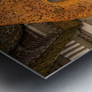 Statue of Buddha in the Byodo In buddhist temple on Oahu, Hawaii Metal print