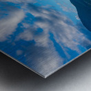 Town of Prcanj on the Bay of Kotor in Montenegro Impression metal