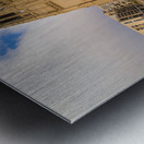 Entrance steps up to Grace Catholic Cathedral Metal print