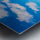 Empty sand and cliffs Polihale beach Metal print