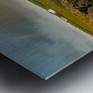 Coastline in late evening sun at Port Quin Metal print