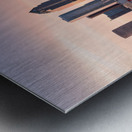 City skyline of Tampa Florida at sunset Metal print