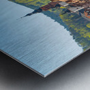 Old bridge into town of Heidelberg Germany Metal print