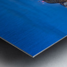 Dramatic panoramic night photo Sydney harbor Metal print