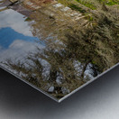 View of the manor house at Bodnant Gardens in North Wales Metal print