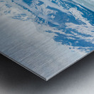 The Hubbard glacier near Valdez in Alaska on cloudy day Metal print