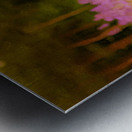 Pastel drawing of lavender plants in blossom Metal print