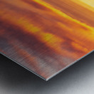 Sunset by Mt Fairweather and the Glacier Bay National Park in Al Metal print