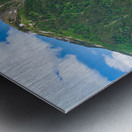 City of Juneau in Alaska seen from the water in the port Impression metal