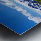 View from Mount Roberts toward Mt Bradley above Juneau Alaska Metal print