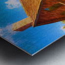 Pastel sketch of lighthouse keeper house Bill Baggs Metal print