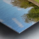 Exterior of St Oswald parish church Widford Metal print