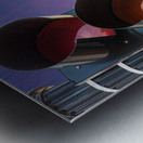 Green light on traffic signal motivational message Metal print