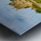 Church St James across meadow in Chipping Campden Metal print