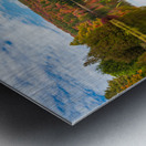 Canoe ready to launch in Silver Lake Vermont Metal print