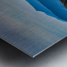 View from Mt Mansfield looking down Green Mountains Metal print