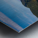 Aerial view of Smugglers Notch in the fall Metal print