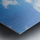 Painting of Cape Florida lighthouse Metal print