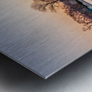 Dawn behind the dome of the Capitol in DC Metal print