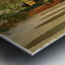 Street lamp in Unesco historical town of Colonia del Sacramento Metal print