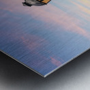 Street lamp in Unesco historical town of Colonia del Sacramento Metal print