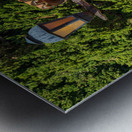 Street lamp in Unesco historical town of Colonia del Sacramento Metal print