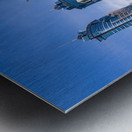 Modern apartments of Dubai Business Bay along the Canal Metal print