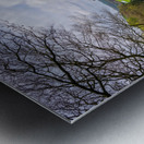 Springtime at Fountains Abbey ruins in Yorkshire England Metal print