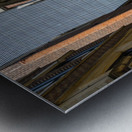 Lovat Lane in the City of London with skyscrapers filling sky Metal print