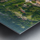 Aerial portrait format of Governors Palace in Williamsburg Virginia Metal print