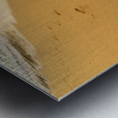 Early morning footsteps on Tunnels Beach on Kauai in Hawaii Metal print