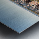 Aerial view of La Crosse Wisconsin and the Mississippi River Metal print