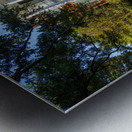 Facade of antebellum home in Natchez in Mississippi Metal print