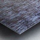 Rocky snow covered hillside at Coopers Rock at sunset Metal print